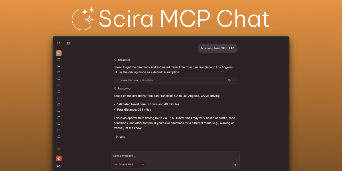 Scira MCP Chat